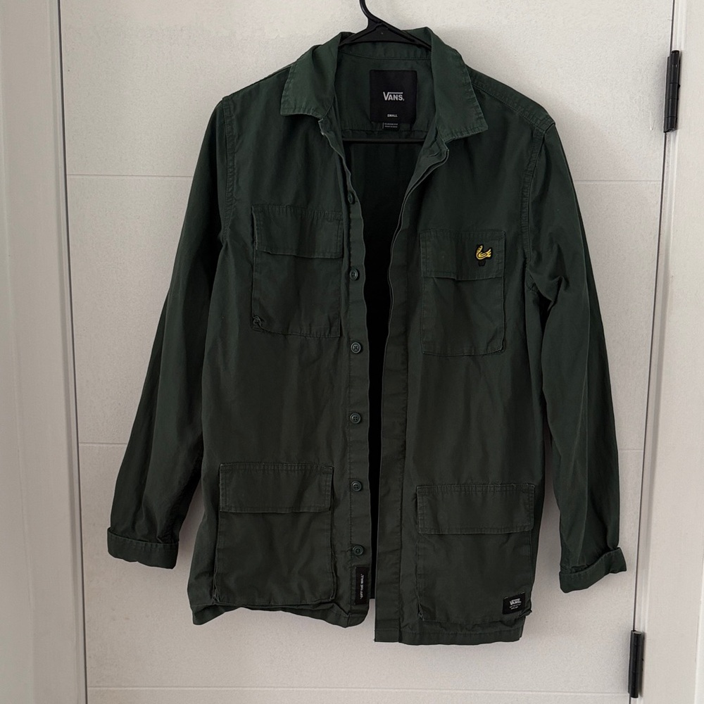 Vans Trippy Men's Dark Green Utility Shirt Jacket